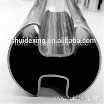 SS304 shape grooved slotted tube